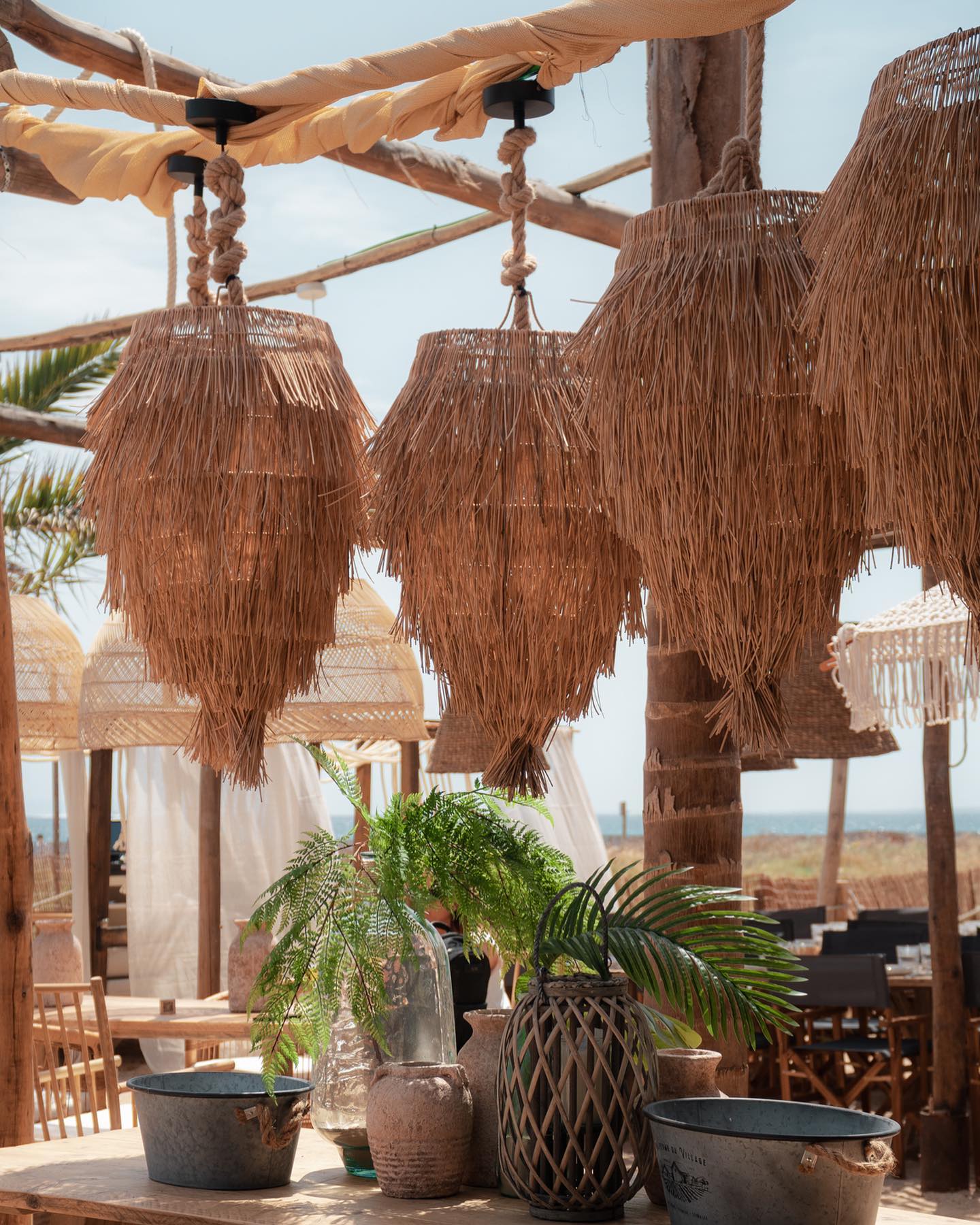 Terrasse des Zazu Ibiza Beach Club
