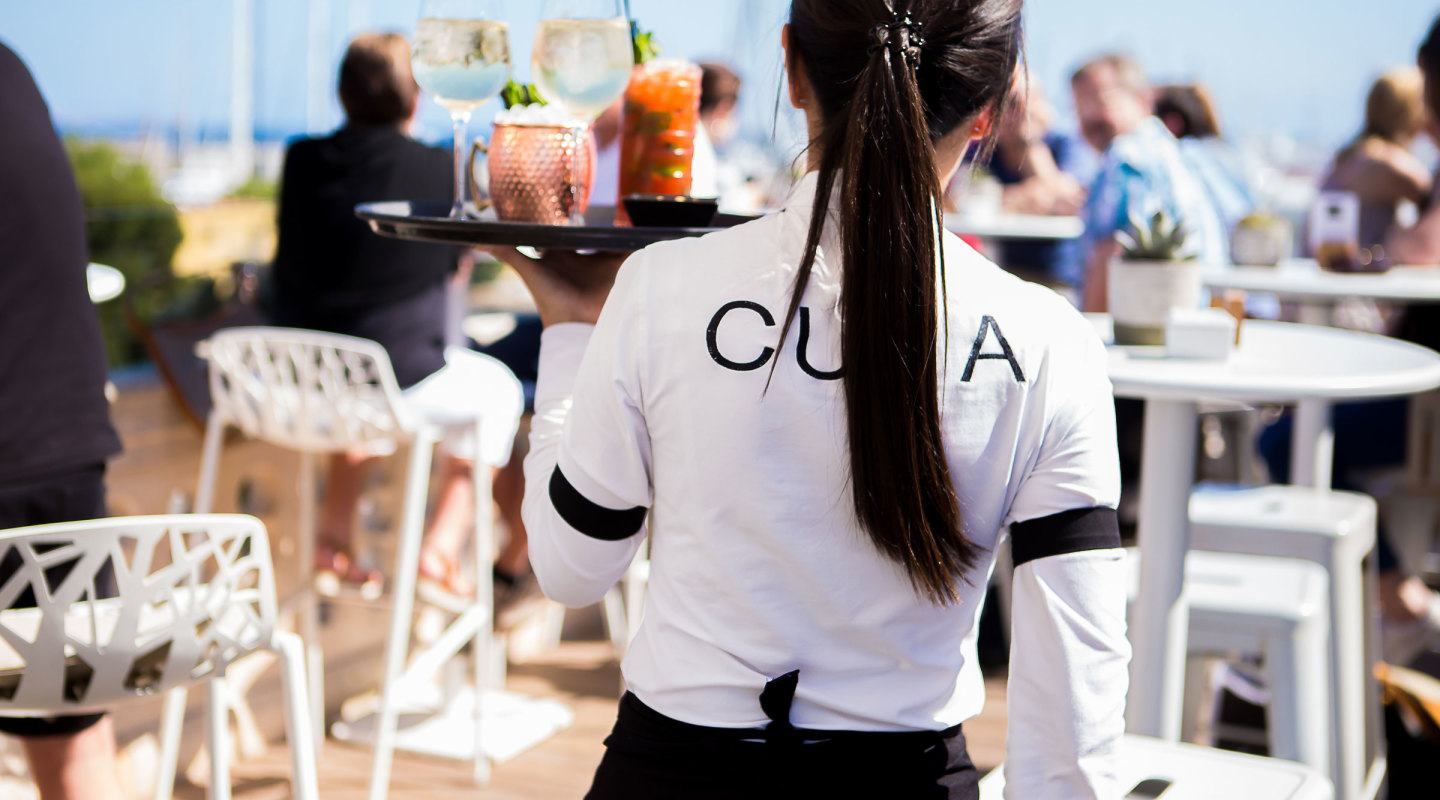 Sky Bar del Hotel Hostal Cuba en Santa Catalina, Palma
