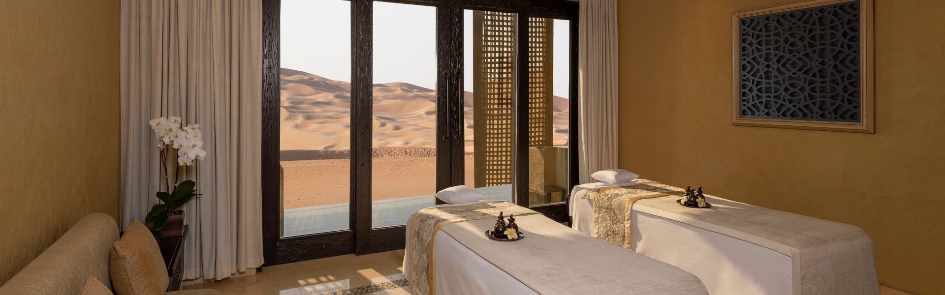 Anantara Spa en Qasr Al Sarab Desert Resort, desierto de Liwa, Abu Dhabi