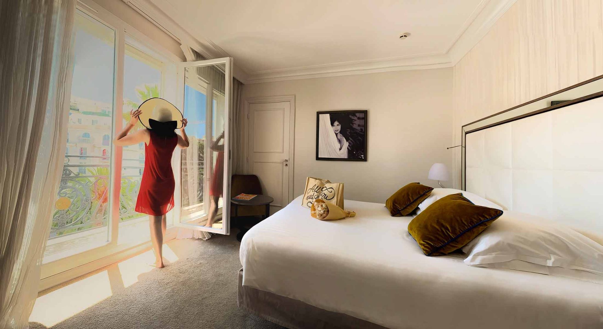 Hotel Le Canberra Cannes, boutique con jardin en el centro
