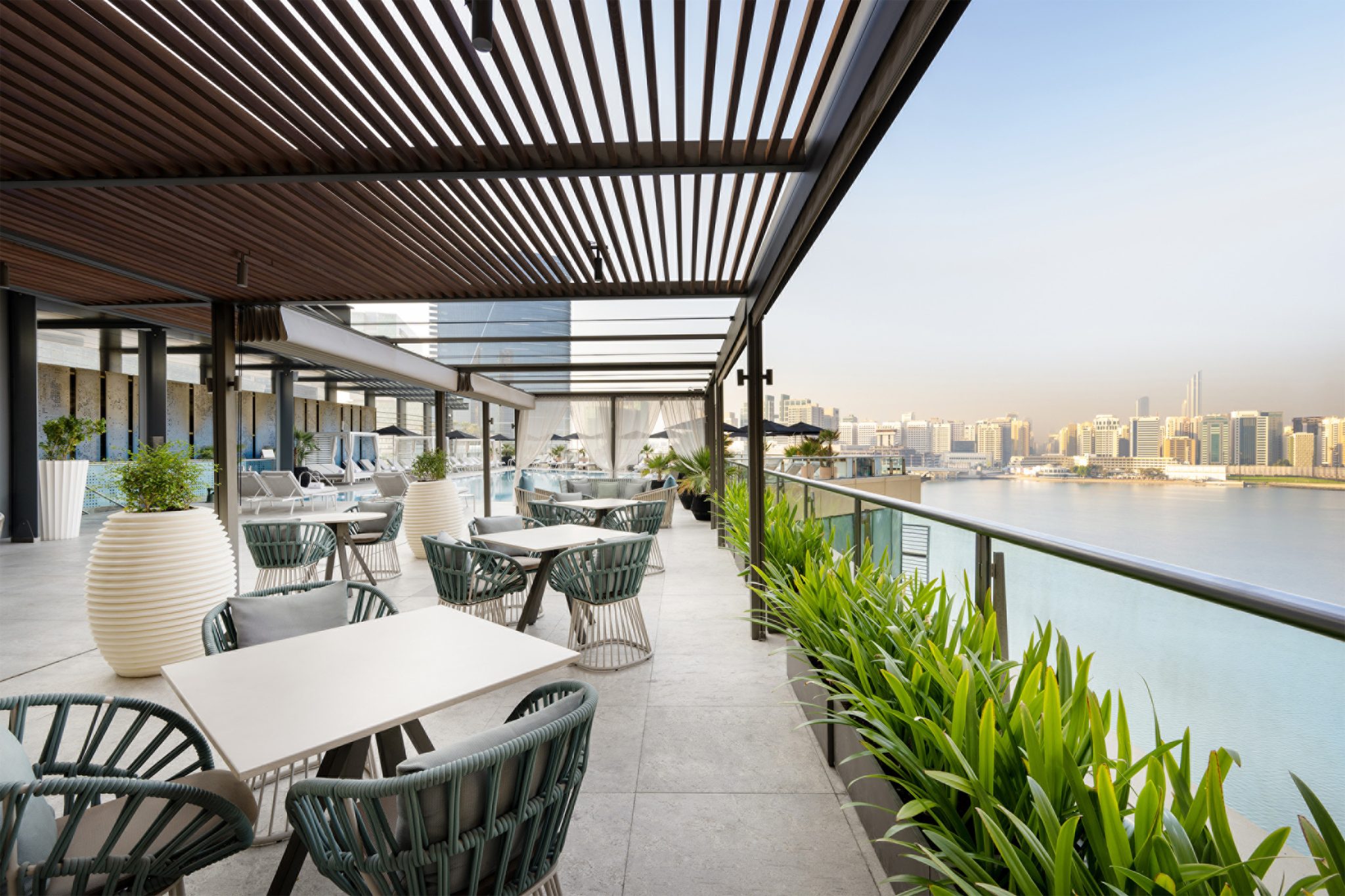 Eclipse Terrace Lounge del Four Seasons Abu Dhabi en Al Maryah Island