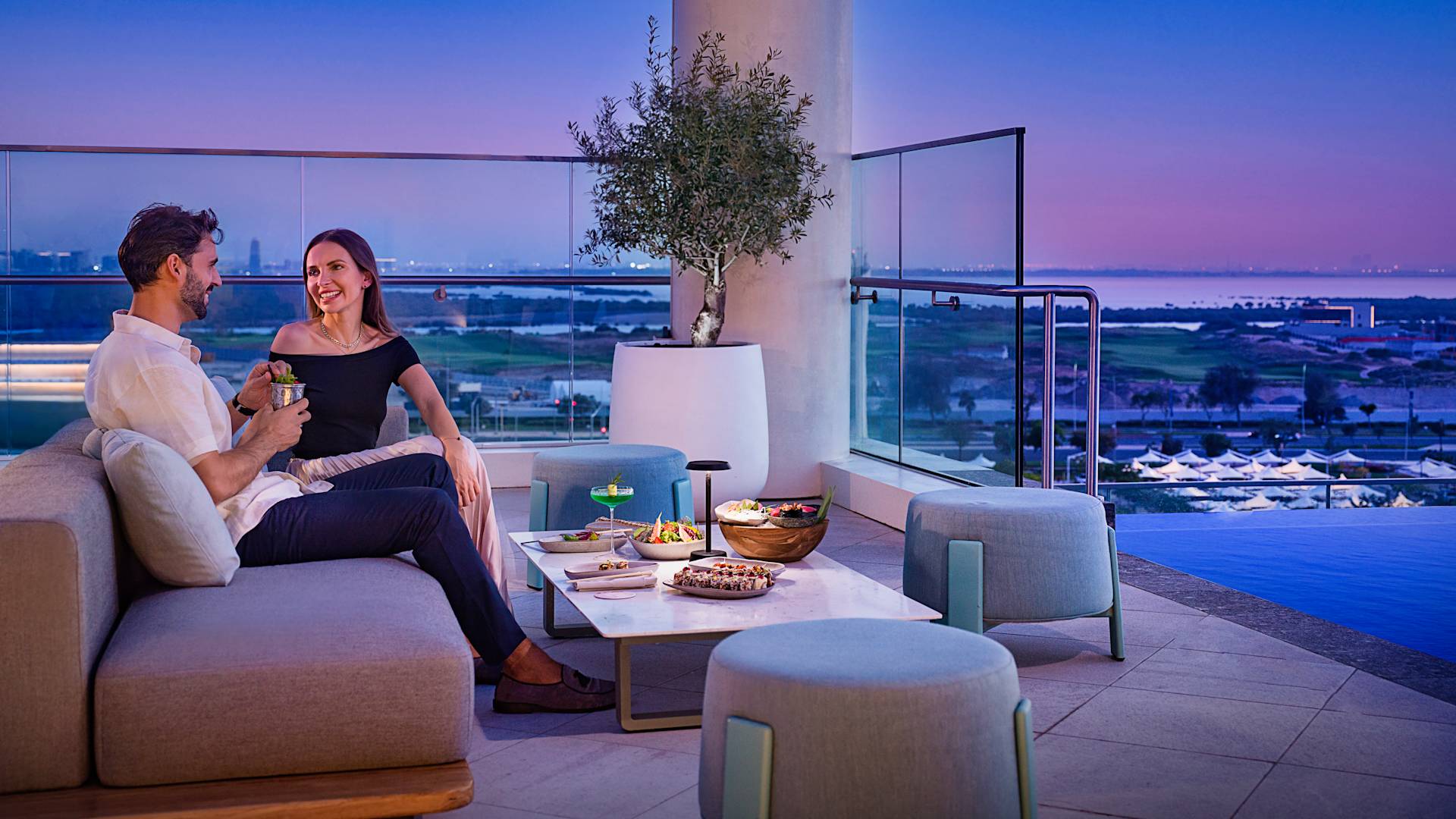 The Overlook rooftop del WB Abu Dhabi en Yas Island