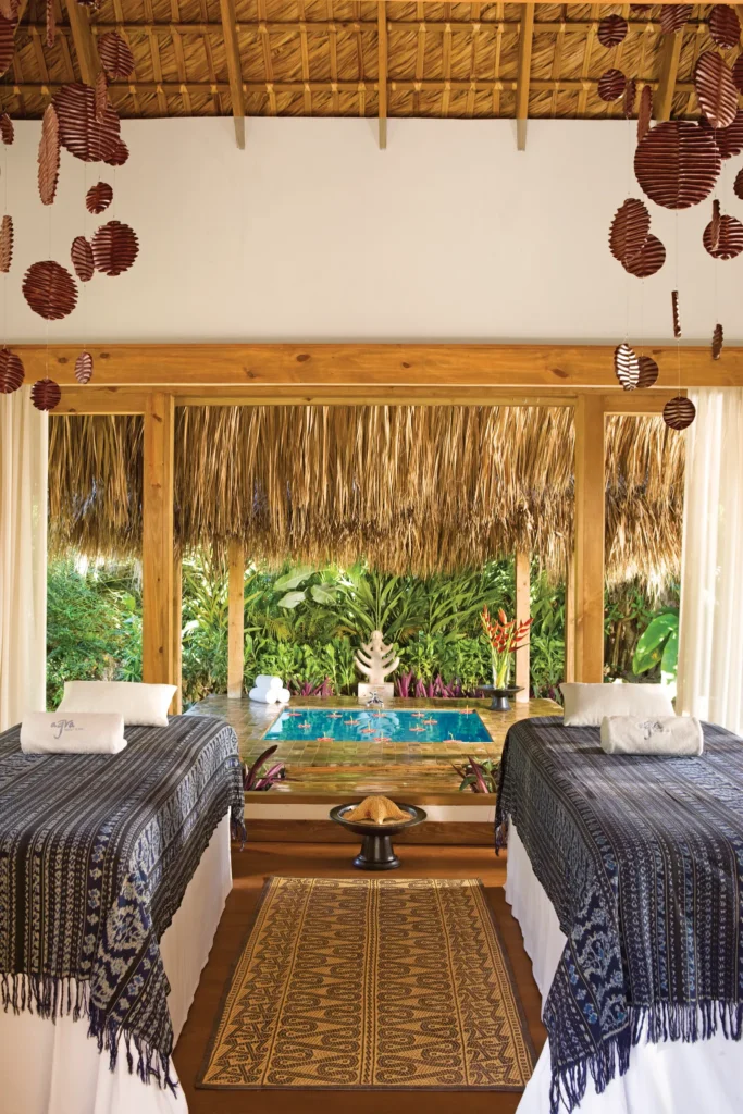 Zoetry Agua Punta Cana spa, circuito de hidroterapia